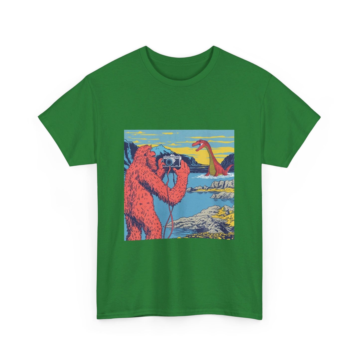 Cartoon Bigfoot and Nessie