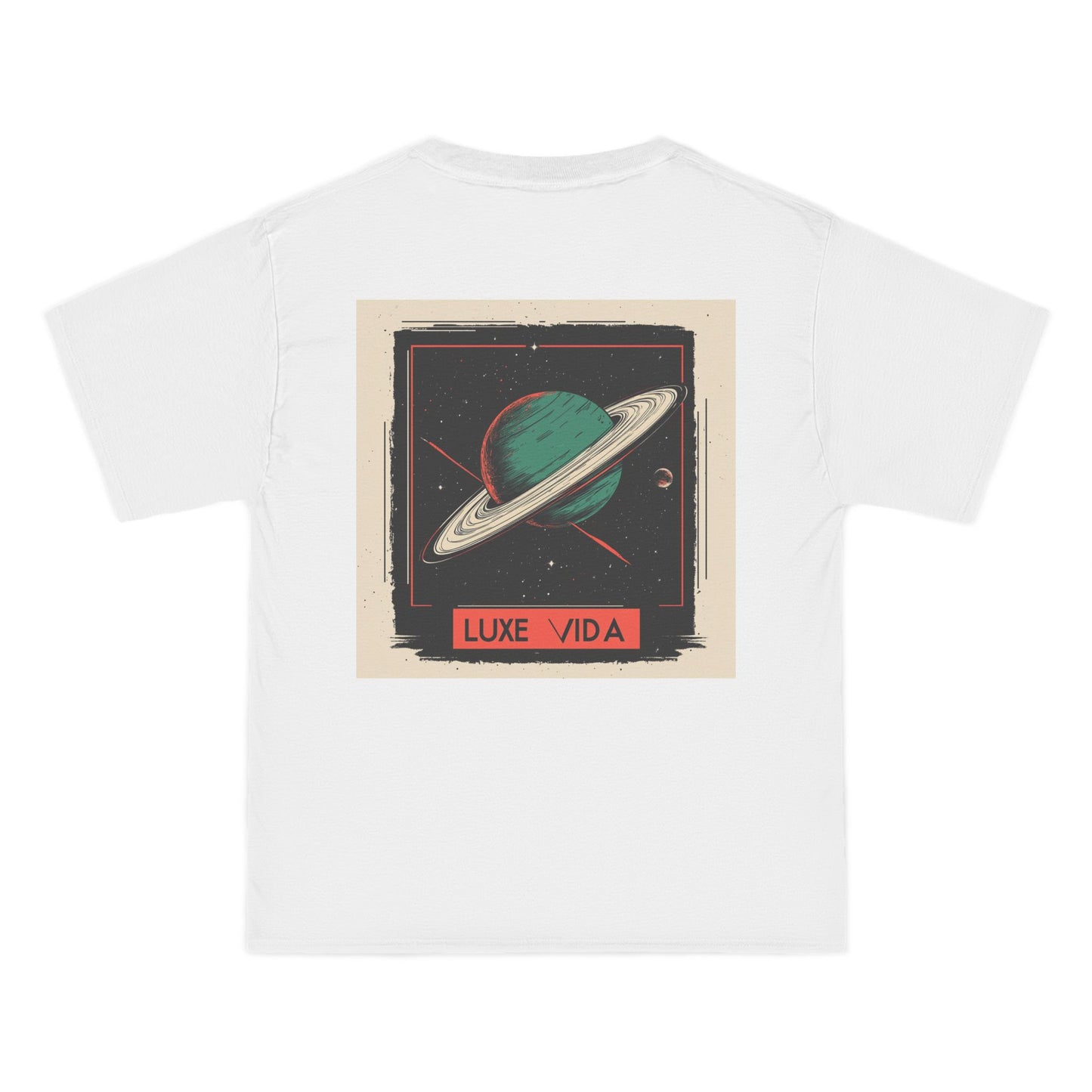 White Saturn Tee