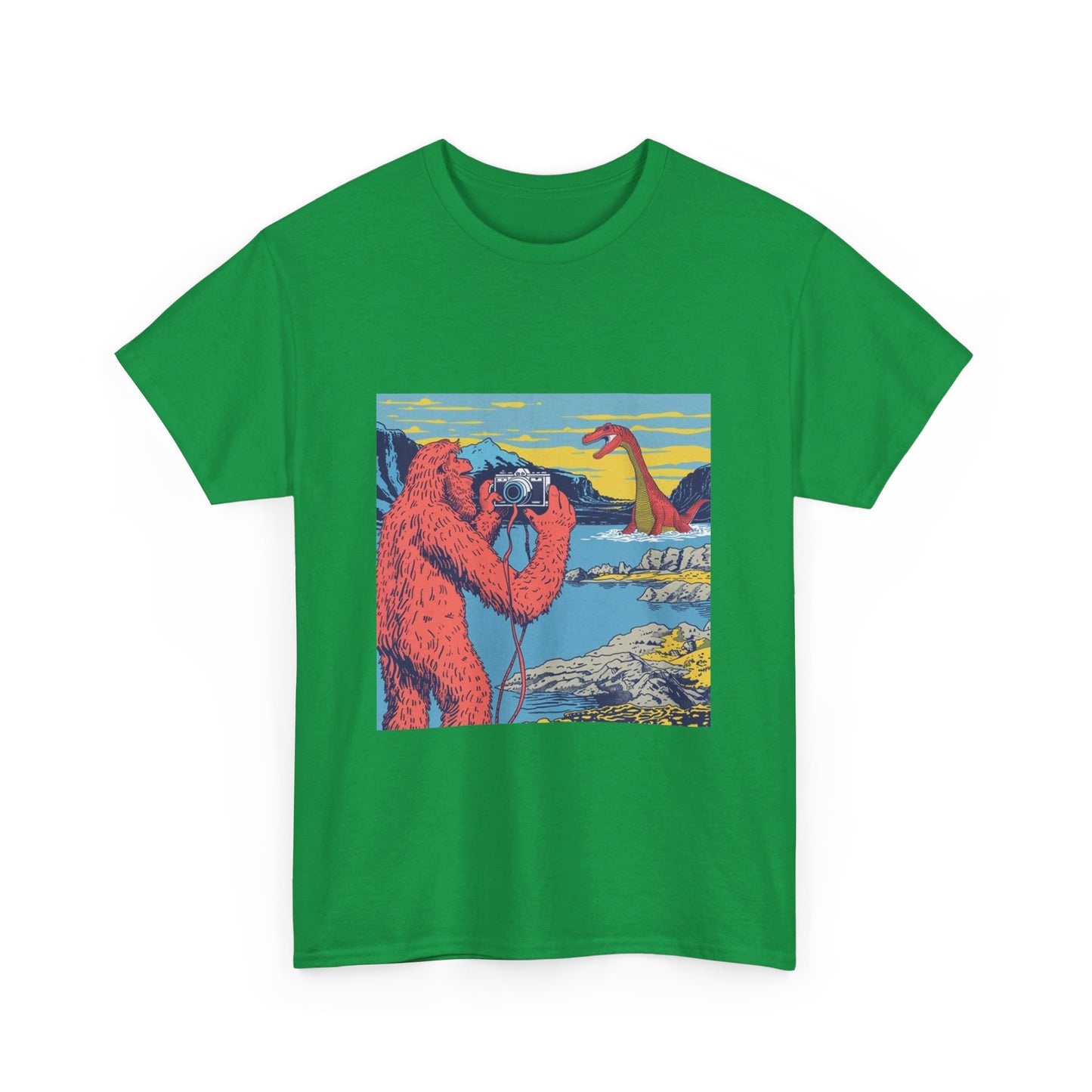 Cartoon Bigfoot and Nessie